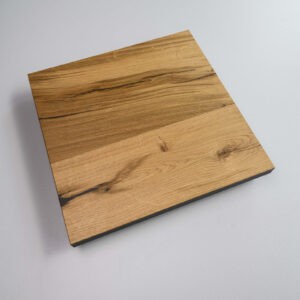 Innovus Noir Plaqué Vernis Mat Vieux chêne Mastiqué Noir