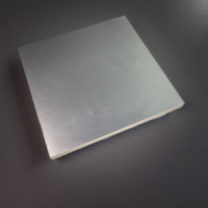 MDF Plaqué Aluminium 1mm Brossé